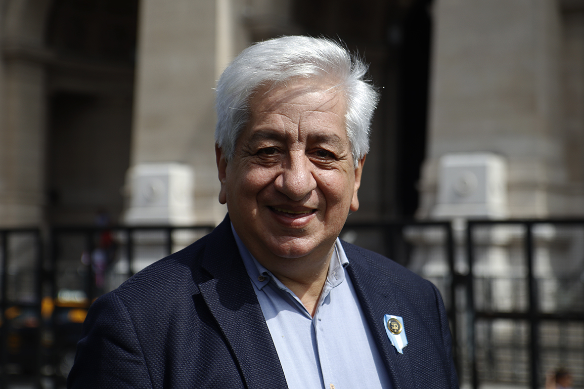 Foto de Julio Piumato, Secretario General de UEJN