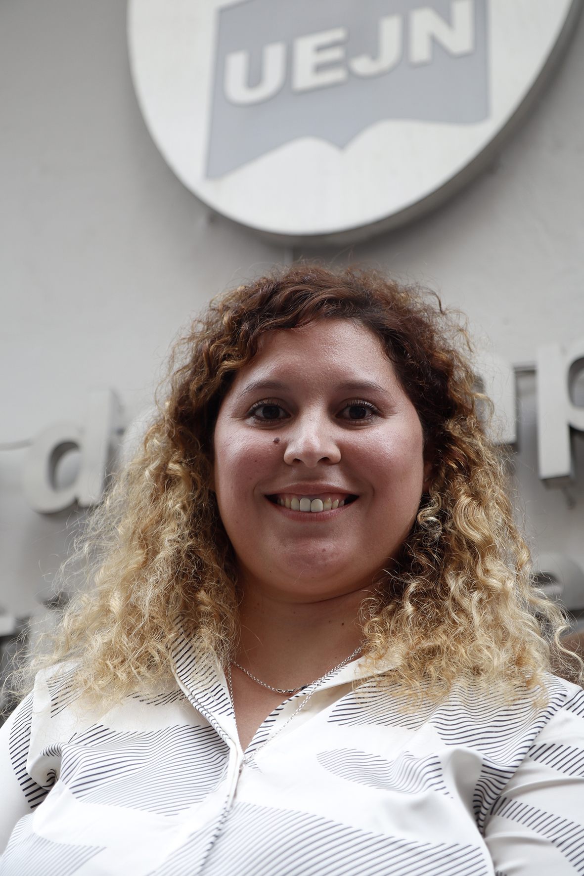 Foto de Daniela Natalia Galván, Secretaria de Asuntos Legislativos y Relaciones Institucionales de UEJN